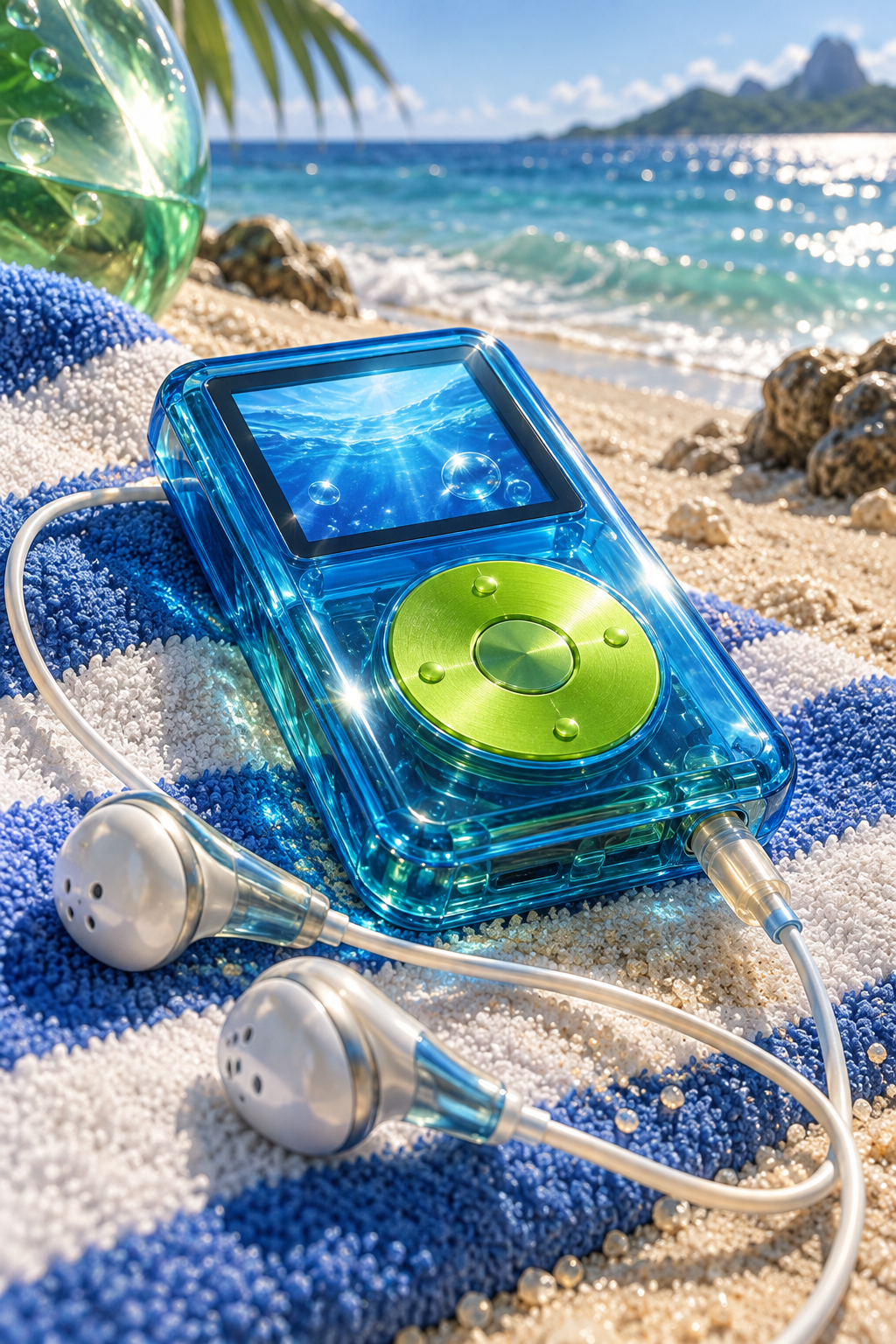 Ocean in Your Pocket A fictional pocket player for a whole summer by the sea.