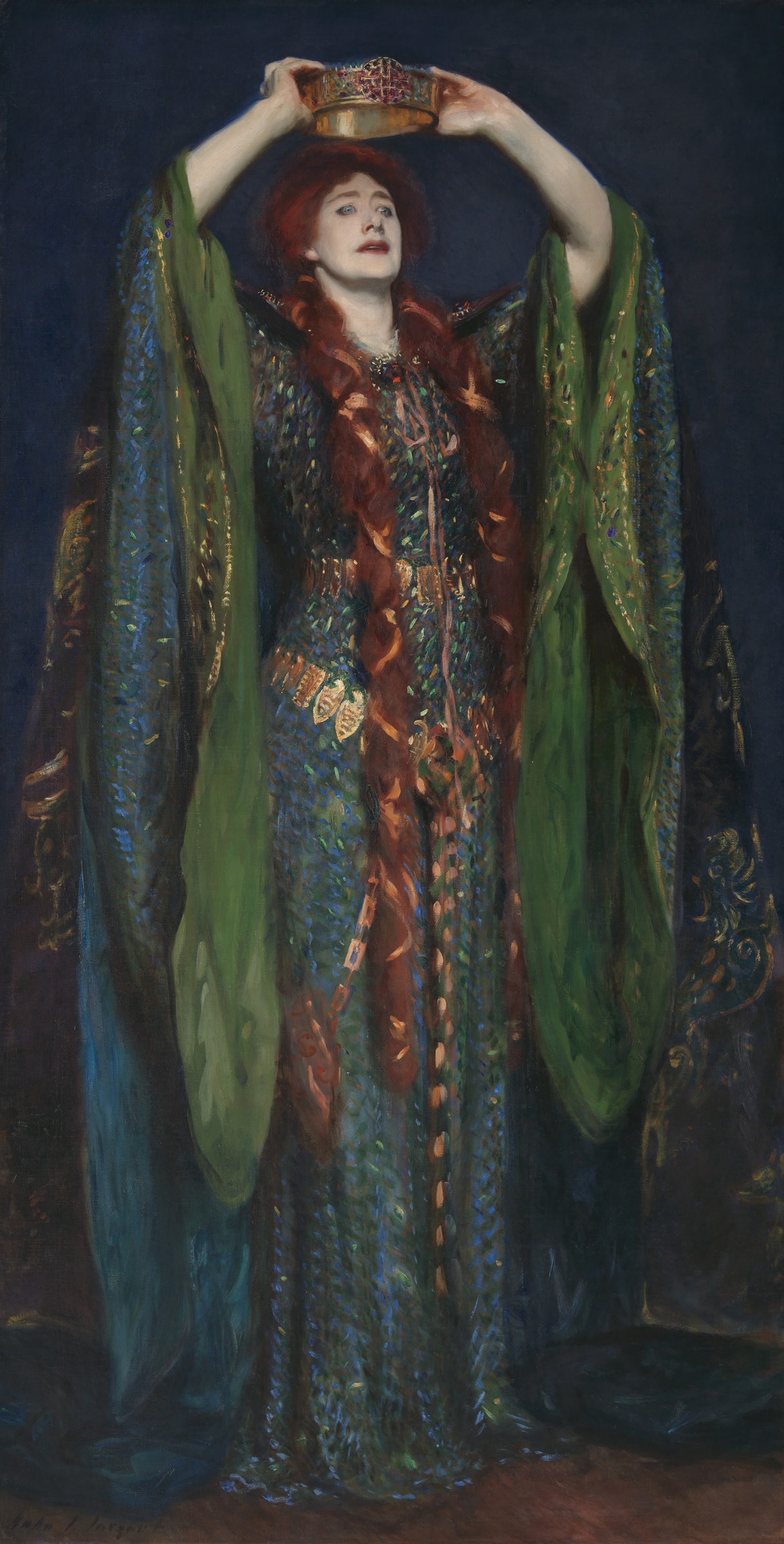 John Singer Sargent's 1889 painting of Ellen Terry wearing the dress as Lady Macbeth