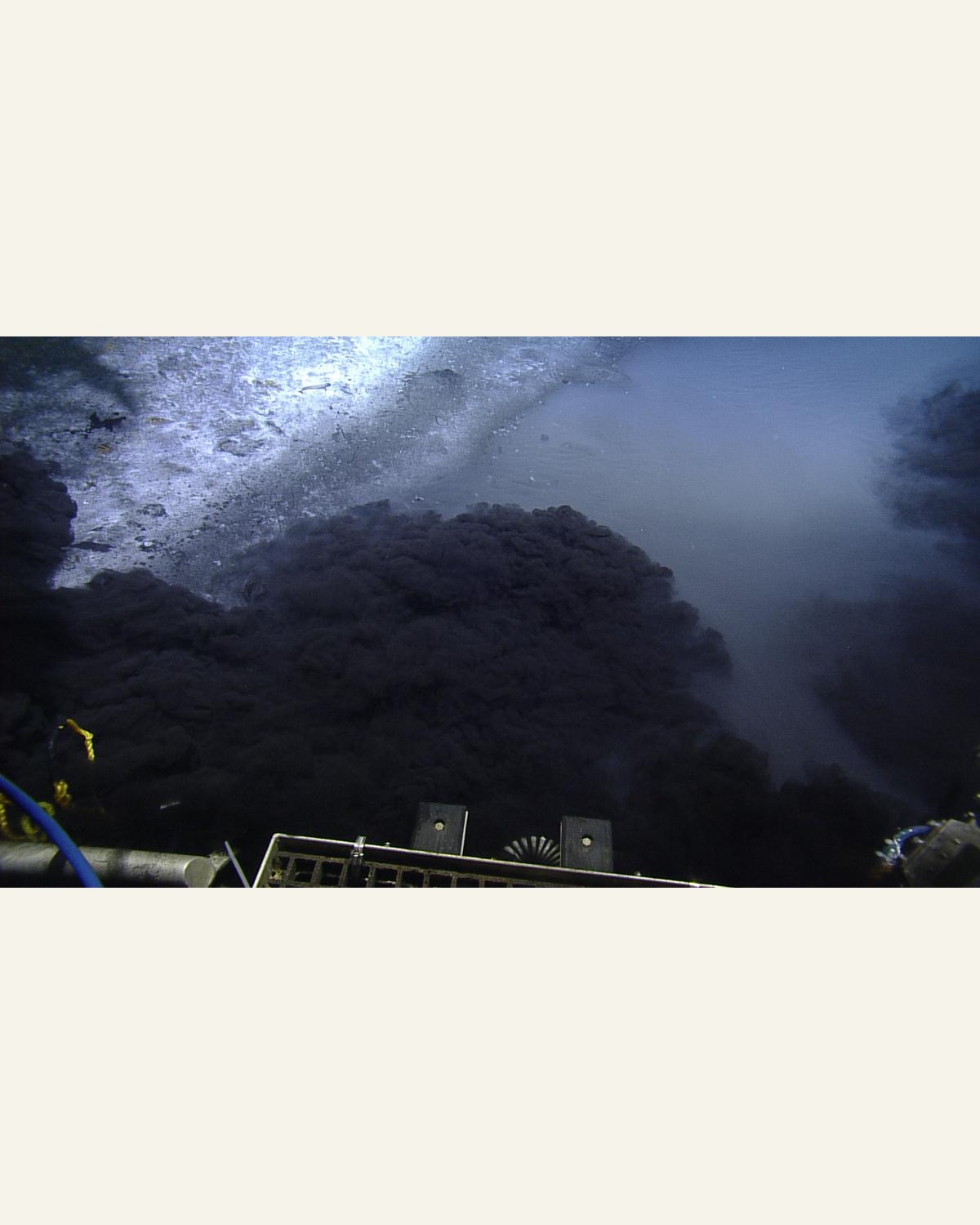The boundary and surrounding seafloor of a Gulf of Mexico brine pool