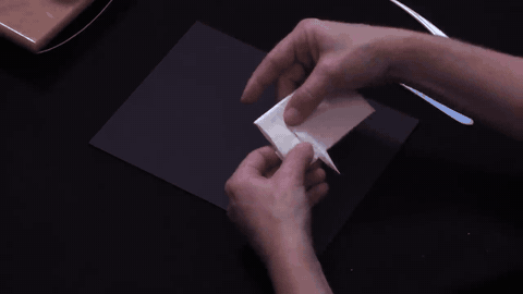 A modern demonstration threads an attached paper strip through a spiral-lock model — Jana Dambrogio / Unlocking History Research Group / MIT Video Production. Modern model of a French spiral-locked letter from 1638; excerpt at original playback speed.