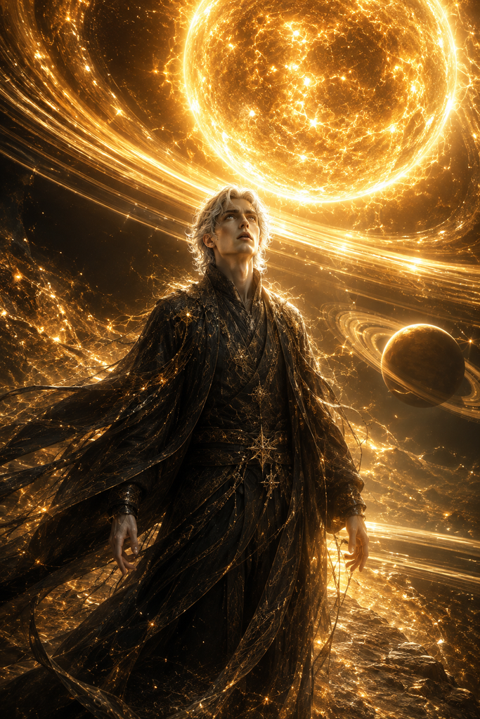 That same gold swallowed Lumen on a ringed world.
