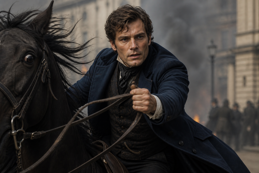 Her horse turned toward the blast, but Arthur Marcel caught its bridle.
