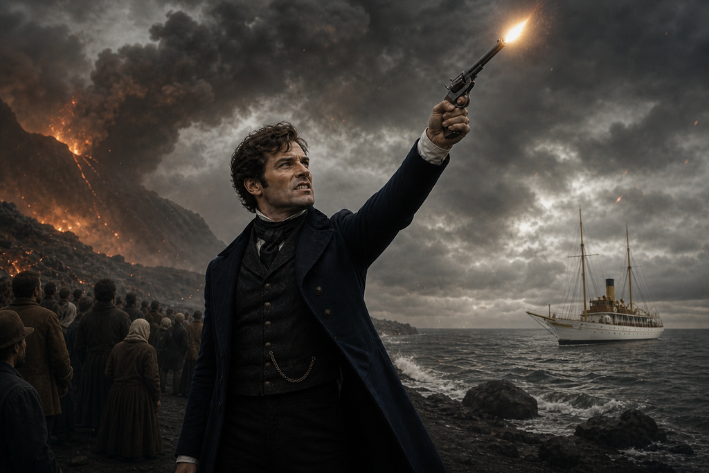 Arthur Marcel raised his revolver and fired every cartridge into the sky.