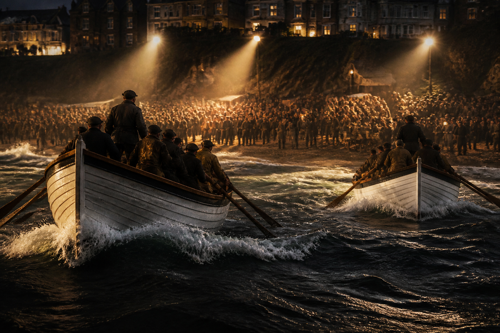 The rescue boats came back.