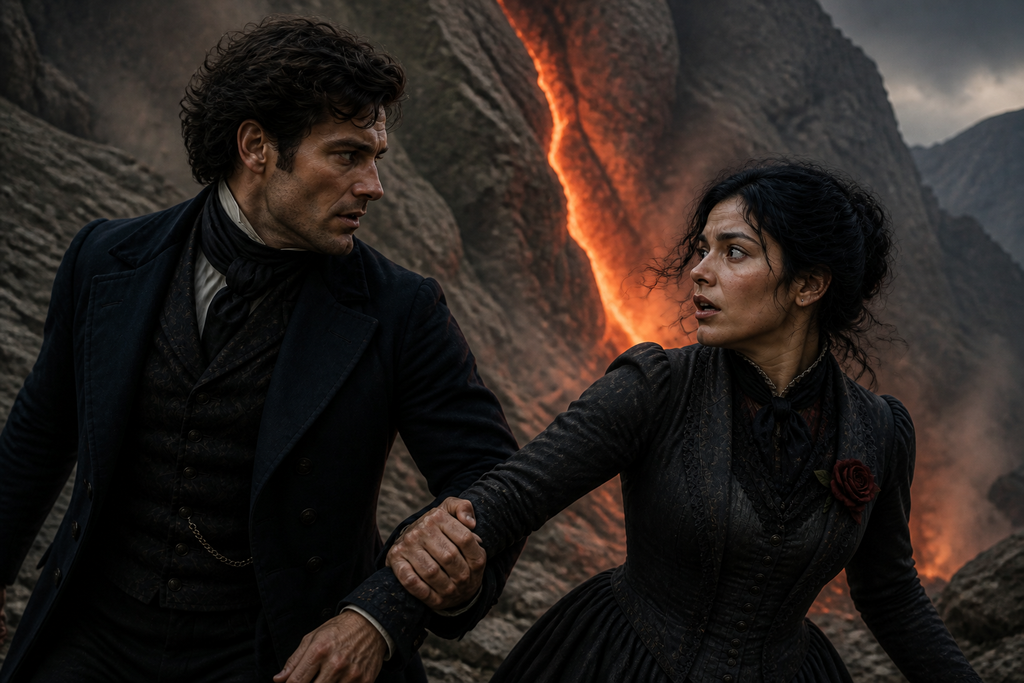 Arthur Marcel caught her as the mountain split open behind them.