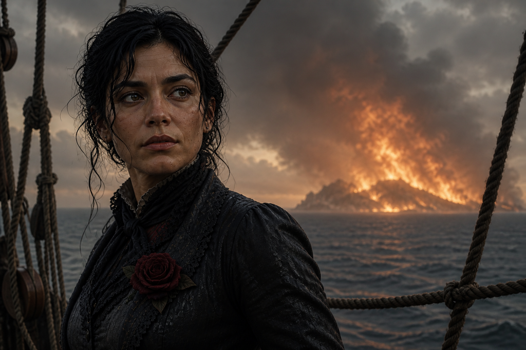 Natalie Brande turned toward the vanished island.