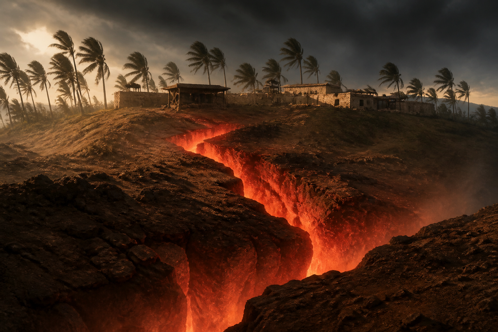 Its blast would tear the island apart.