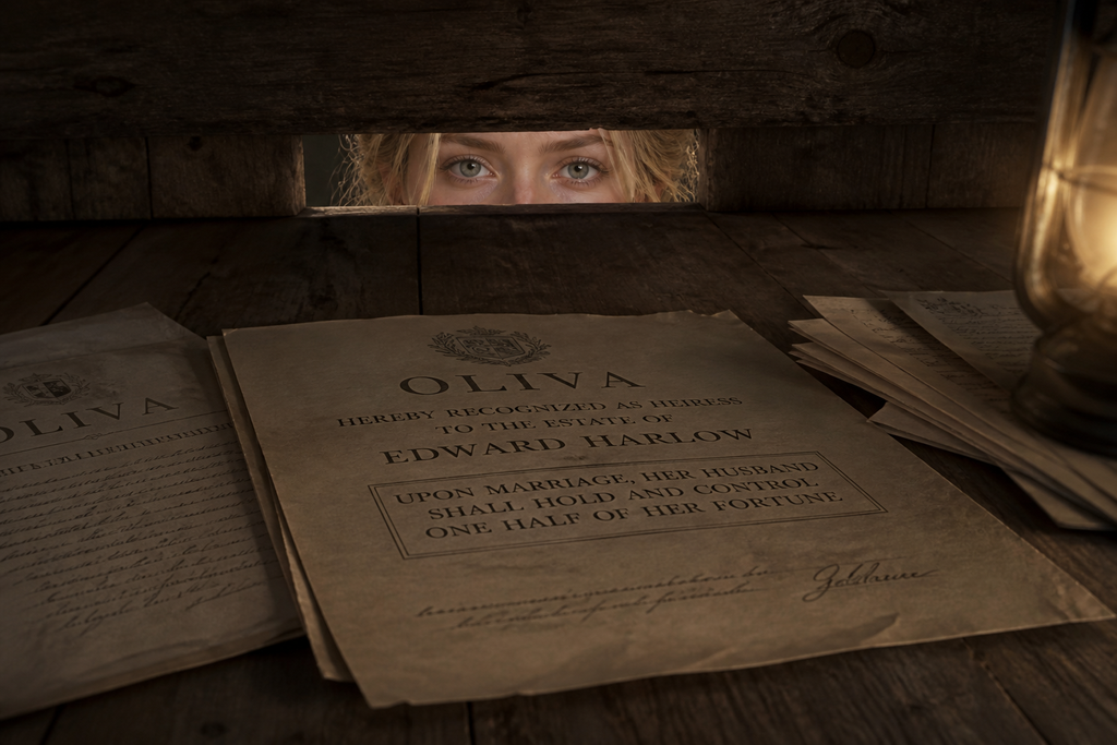The papers named Oliva as an heiress whose husband would control half her fortune.