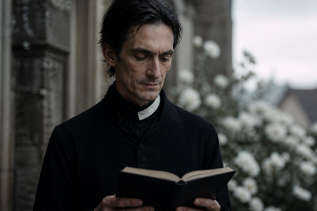 Homo began the vows while the drug blurred the edges of every white flower.