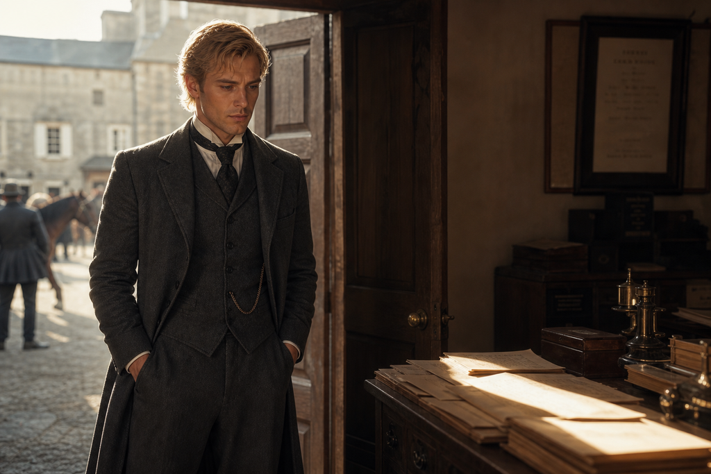 Sunlight warmed the paper while Beale remained near the door and said, "A lawyer can collect those today."