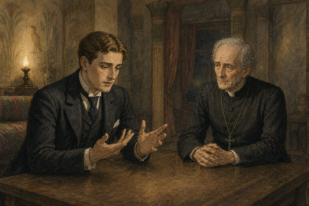 Thomas and Reverend Winward wrestled with escape, but Earthward travel seemed impossible to explain reliably to the superior Thotheen.