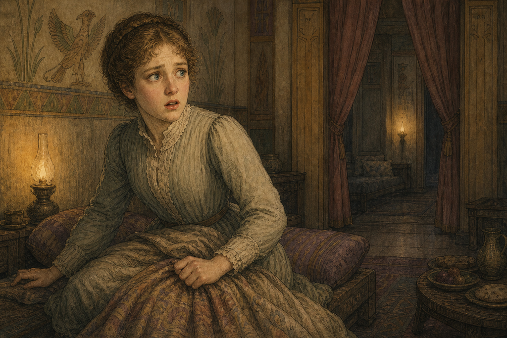 Winward's warning became fact when a scream tore Phyllis from sleep: in her dream, the Sutenraa had already entered.