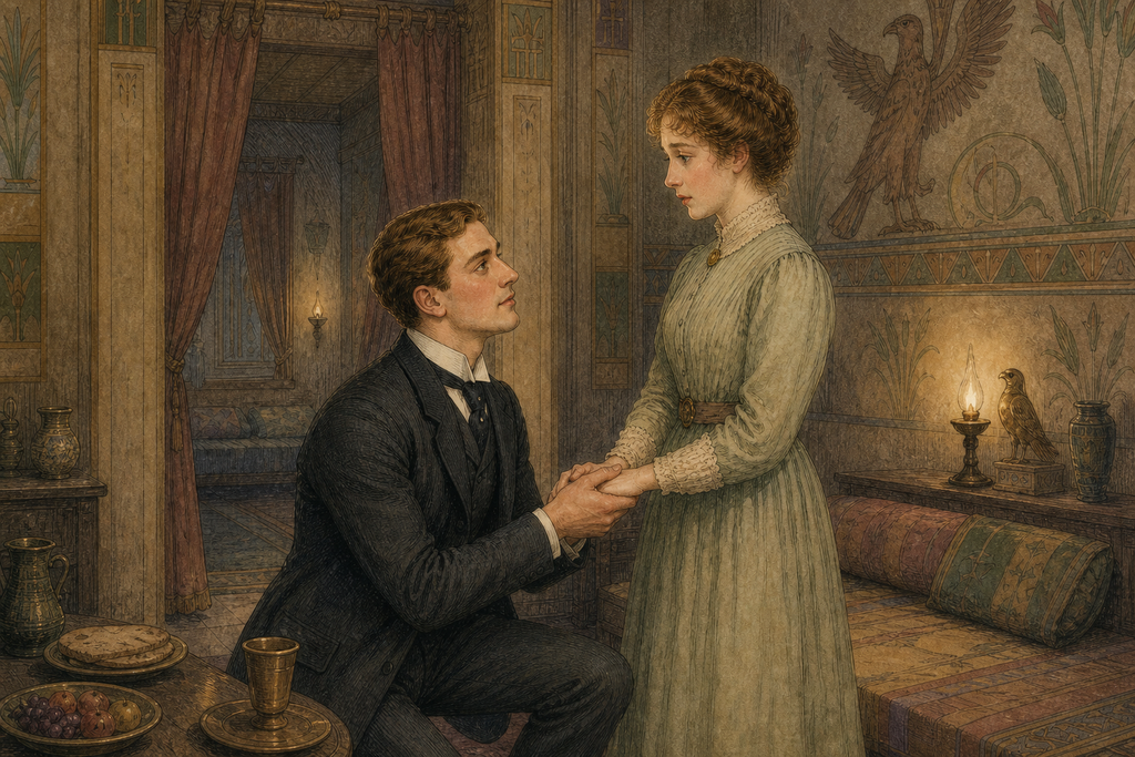 Returning to Phyllis, Thomas abandoned caution and asked her to marry him at once.