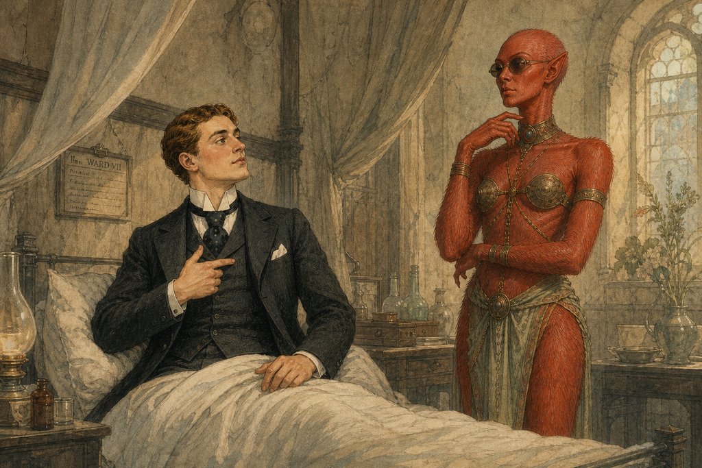 Questions followed, and Thomas, indignation yielding to vanity, disclosed he was Thomas Plummer, wealthy heir to his father's pill-manufacturing fortune.