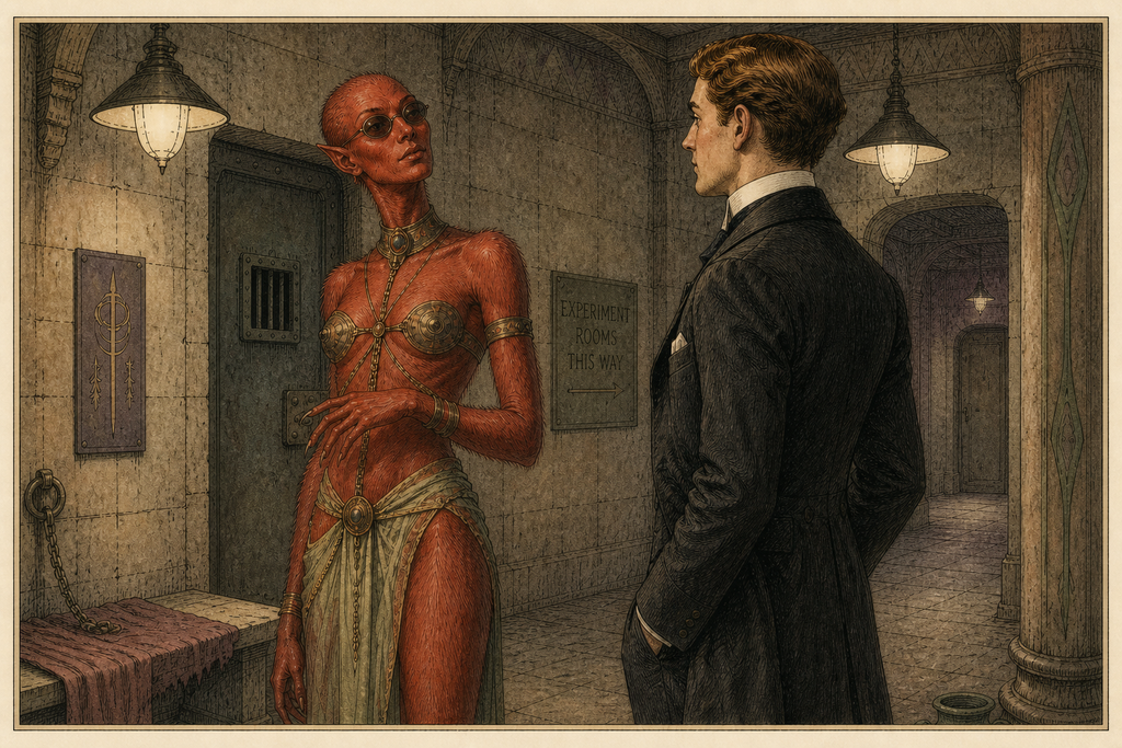 Amused by the mercy Thomas had won from her, Zumeena studied him as though newfound courage made him a rare specimen.