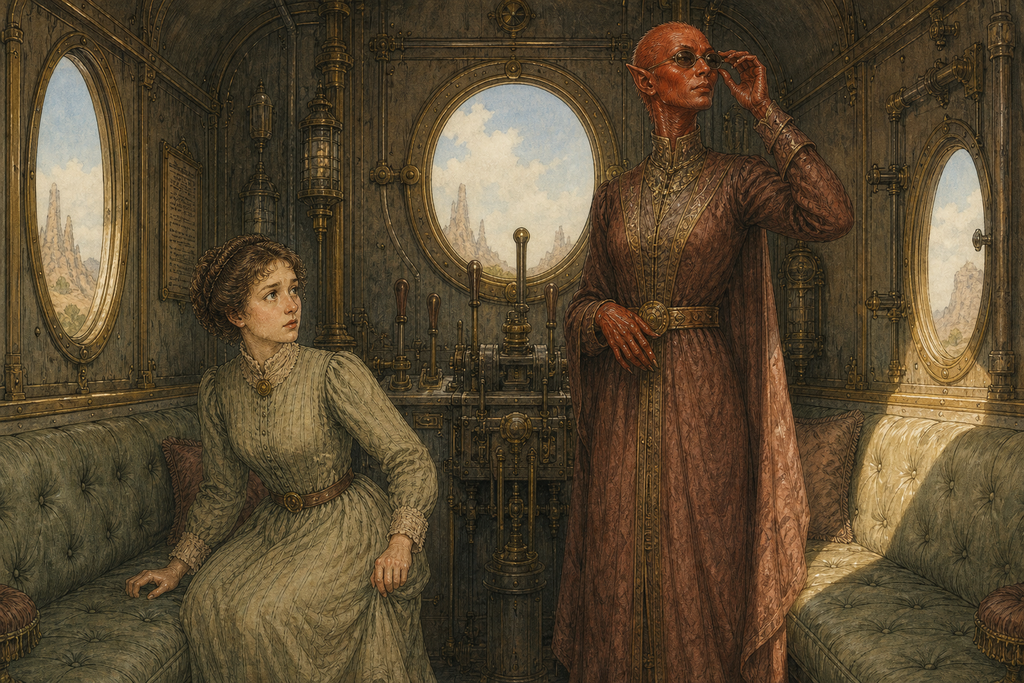 Beside him Phyllis stirred in her modest dress, while Zumeena rose with brick-red composure and adjusted her dark glasses.