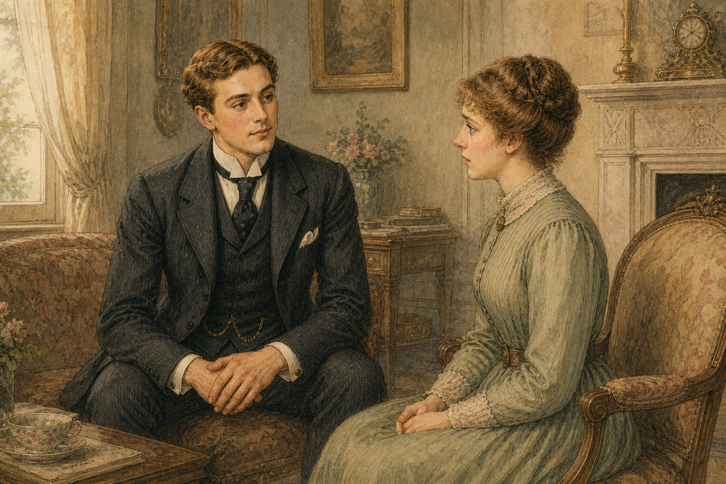 He courted her without claiming the vanished marriage, answering every doubt honestly and asking for no gratitude.