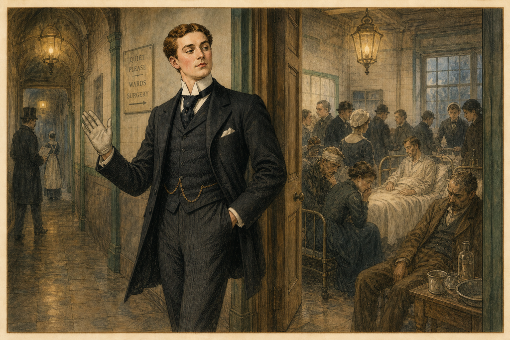 He cultivated elegant excuses, avoided unpleasant duties, and preserved a comically confident opinion of his own promise.