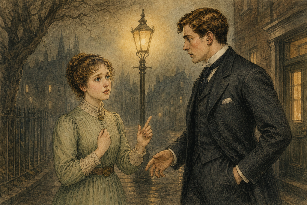 Phyllis Alson stepped into the lamplight and warned him that their captors intended a death no earthly imagination could properly conceive.