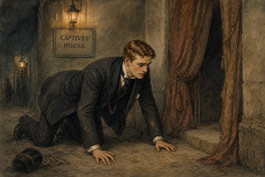 Thomas hurled an insult, then crawled toward the Captives' House, expecting the contempt he knew he deserved.