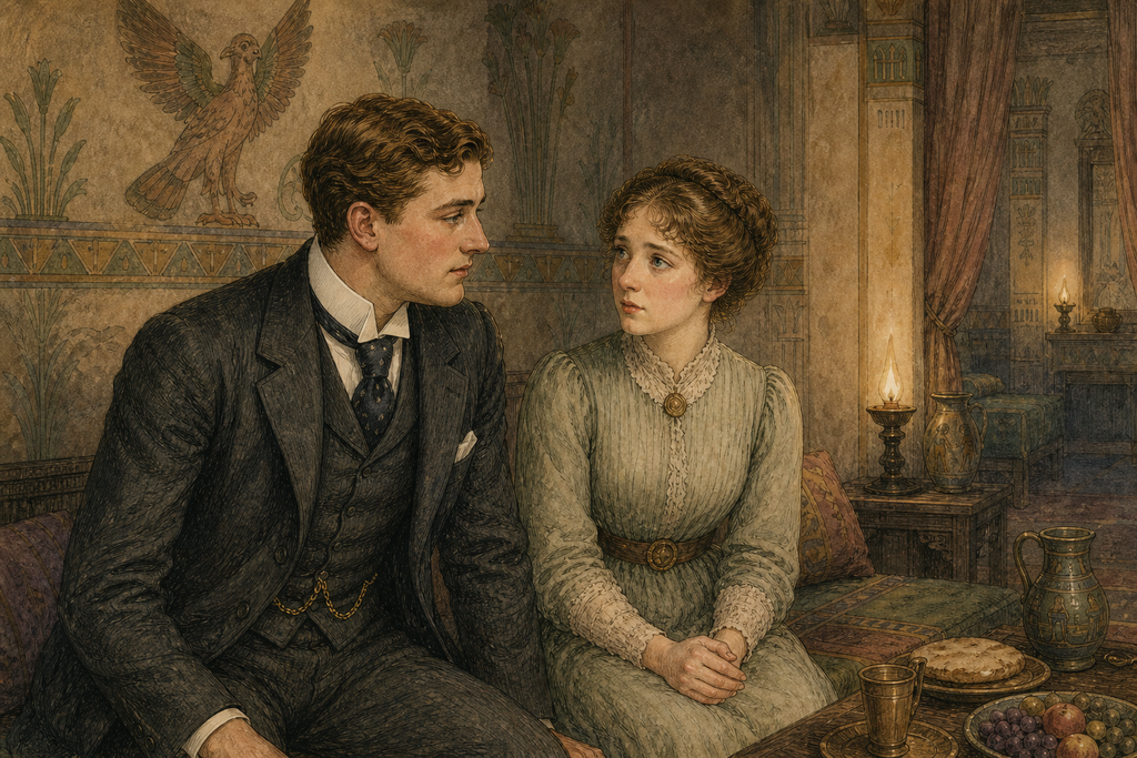 He wanted to snatch it away, yet her steady blue-eyed sympathy slowed his breath until panic loosened its grip.