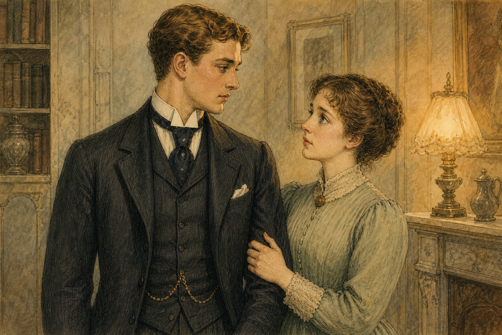 She neither recoiled nor doubted him; instead, she said his cleverness would surely discover escape before such mercy became necessary.
