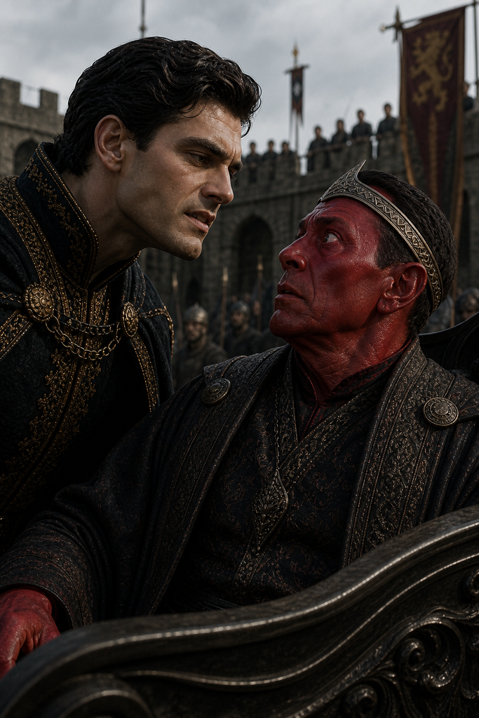Lord Corinius threatens vengeance, and the frightened judge calls bout three.