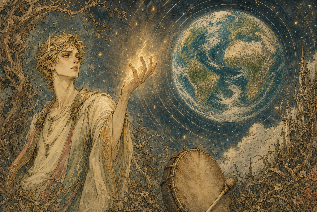 That borrowed heartbeat marked a million years before Kib reached toward the empty Earth.
