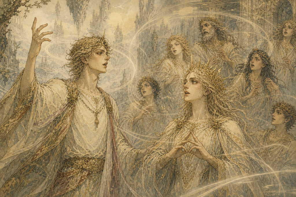 Kib's first voice broke Pegana's silence, and the other gods recoiled from its echo.