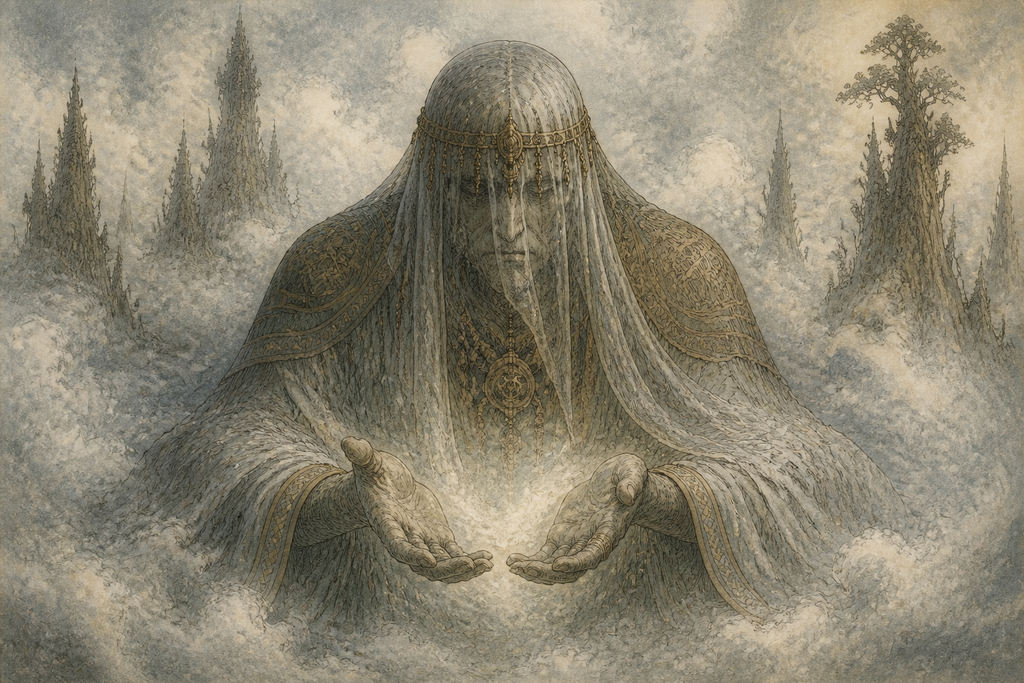 The maker considered another plan, while silence held the shape of everything lost.