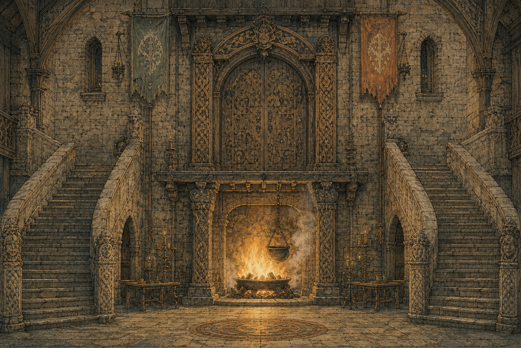The last door waited above the fire.