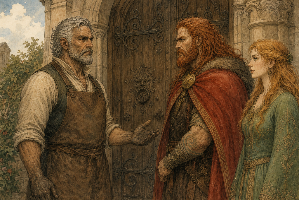 Iron Face welcomed them, but the council door remained closed.