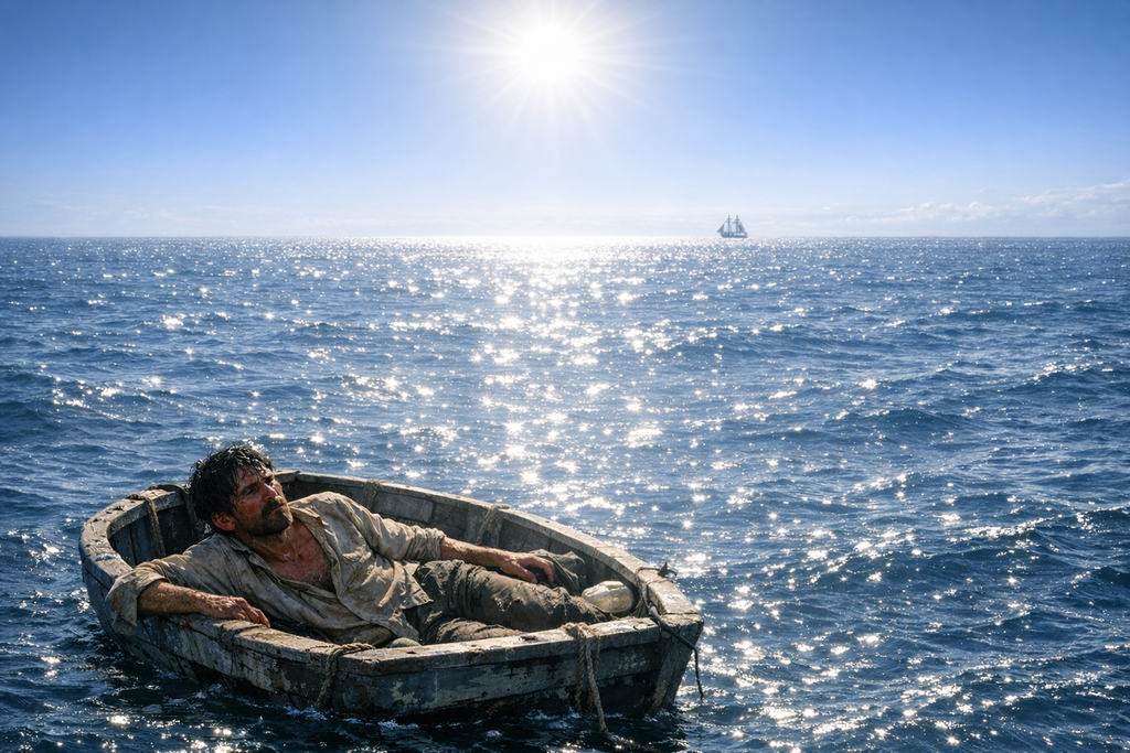 What happens when rescue arrives one hour too late?