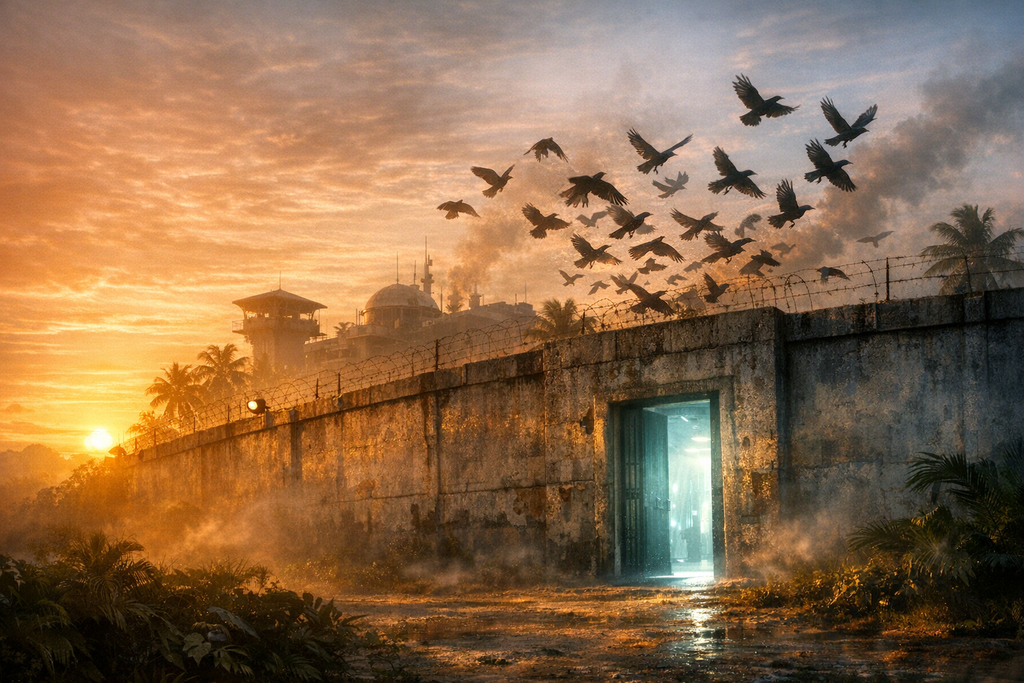 Mercy ended with a scream at sunrise.