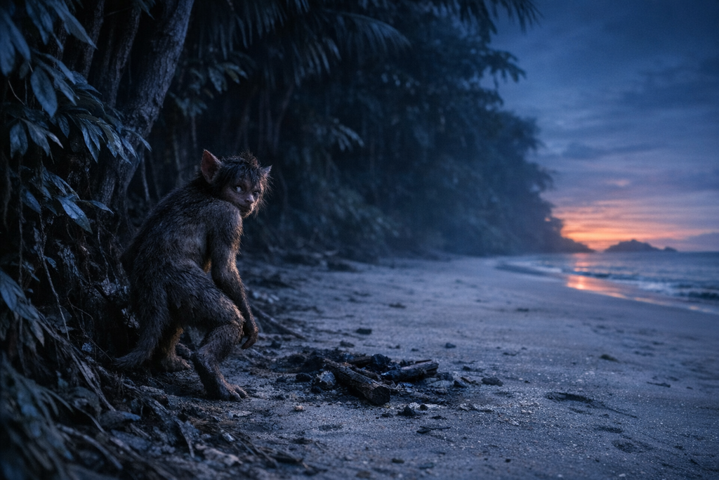 Even the loyal ones looked back at the forest when dusk arrived.