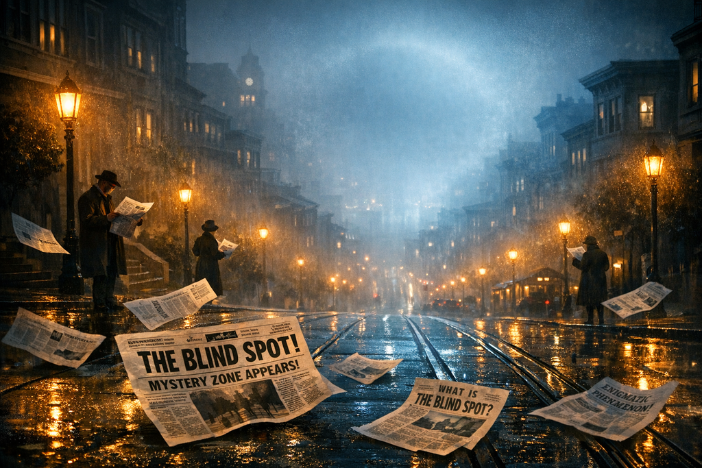By nightfall the failed lecture had become a dark legend, and San Francisco gave the impossible a lasting name, the Blind Spot.