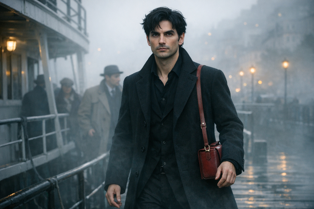 On a fog soaked San Francisco morning, Rhamda Avec stepped off the ferry with a red leather case and eyes that made strangers stare twice.