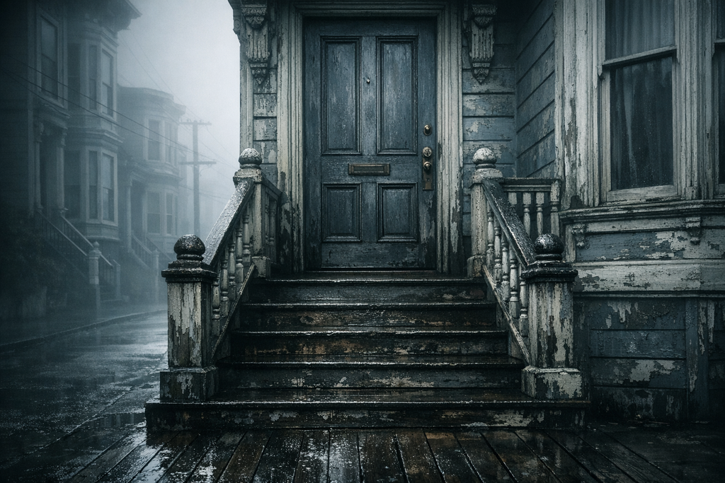 That waiting house answered with a deeper silence.