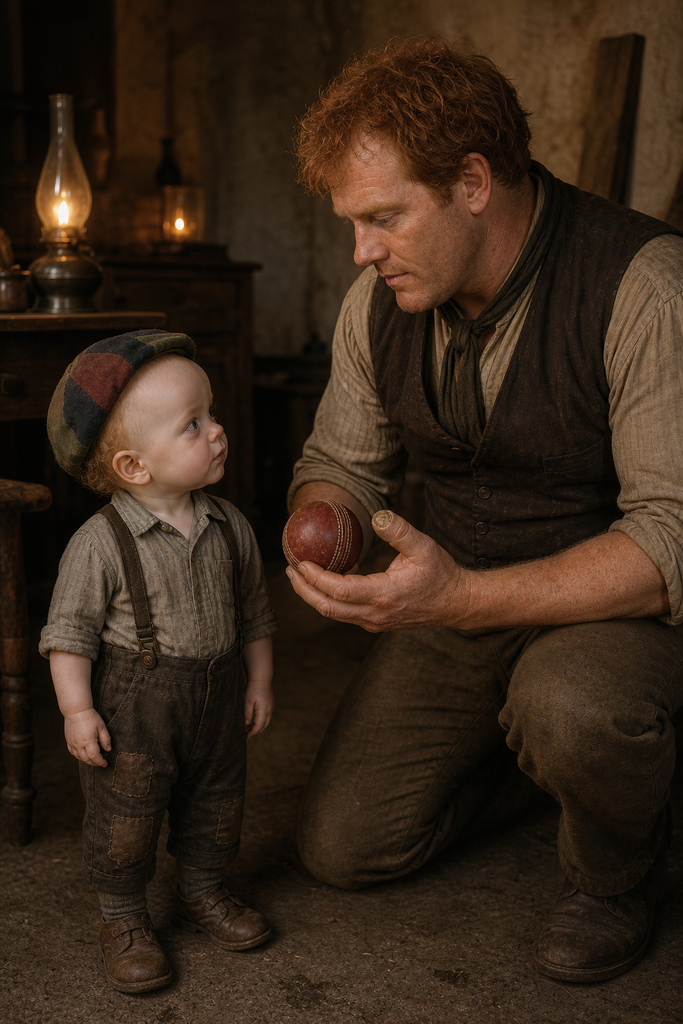 Ginger Stott had lost cricket glory with one injured finger and dreamed his son would restore it.