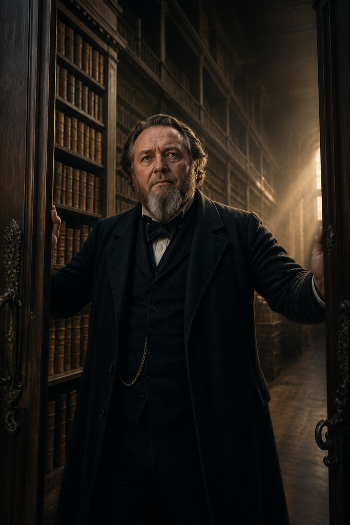 By the time Victor was four and a half, Henry Challis opened a library of forty thousand books.