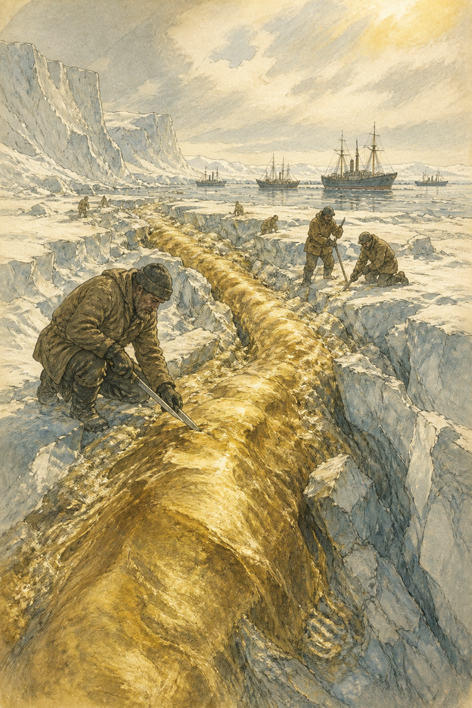 Antarctic abundance emptied vaults and shattered the world's measure of value.