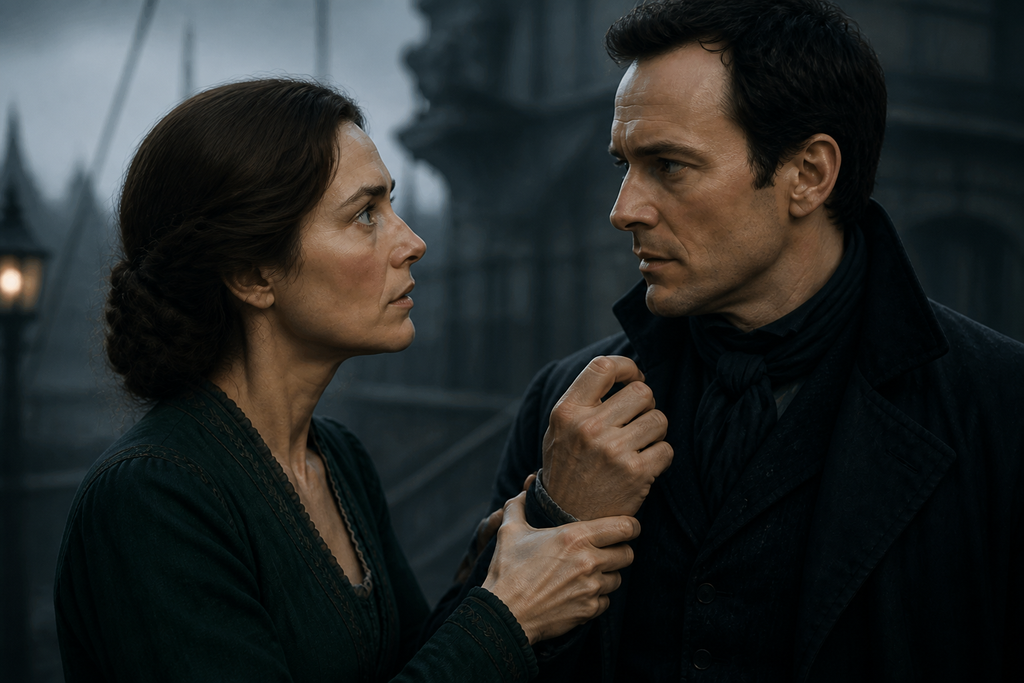 Her fingers found Roland Clewe's wrist.