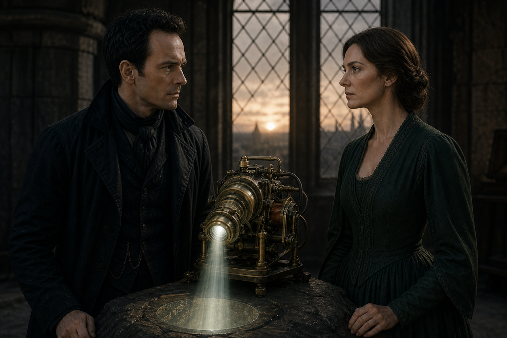 At dawn, Roland and Margaret sealed the shaft, leaving the Artesian Ray as a window.