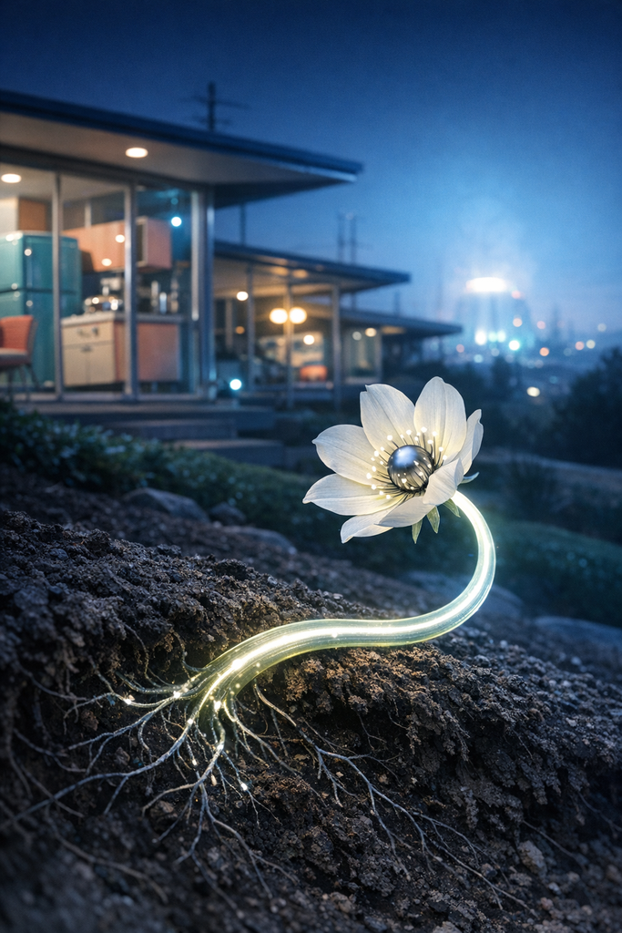 What flower reaches for radiation?