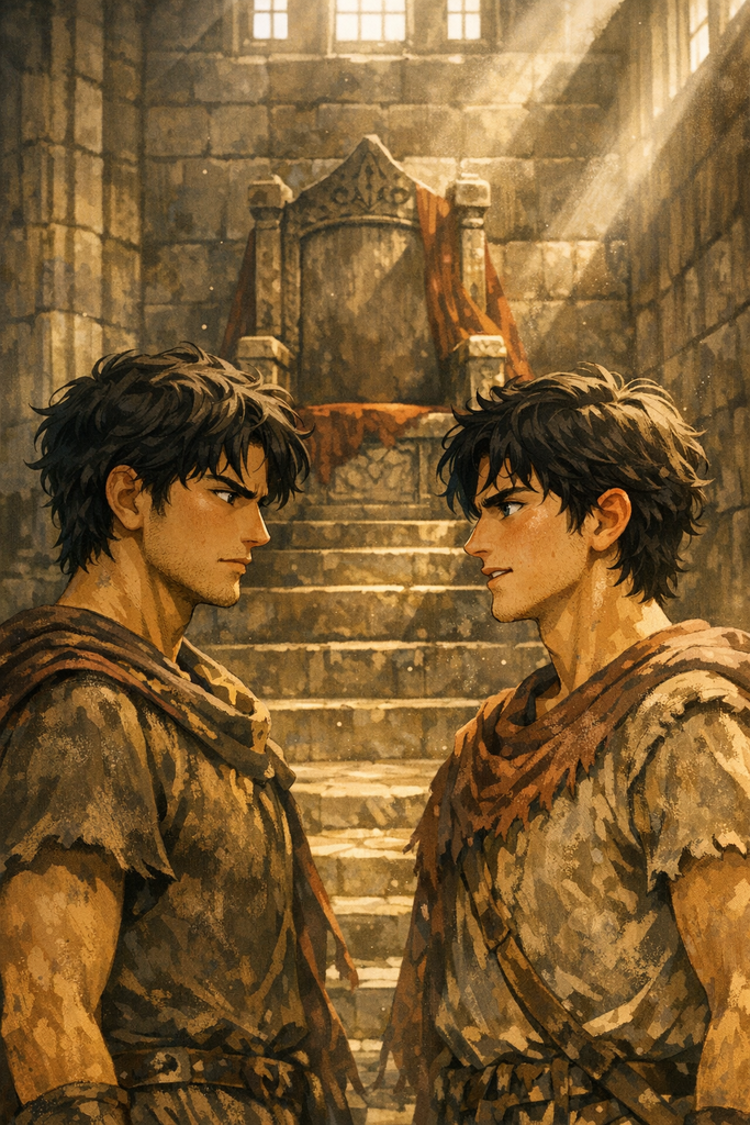 They brought Amulius down and gave their grandfather back the throne.
