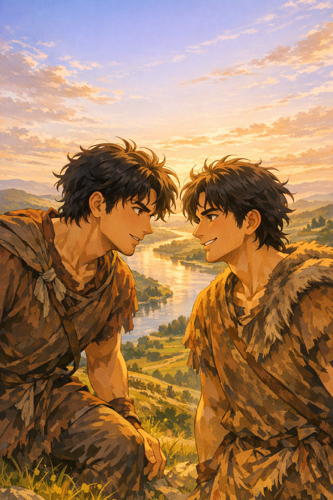 With that wrong ended, the brothers climbed the hills and pictured a city of their own.