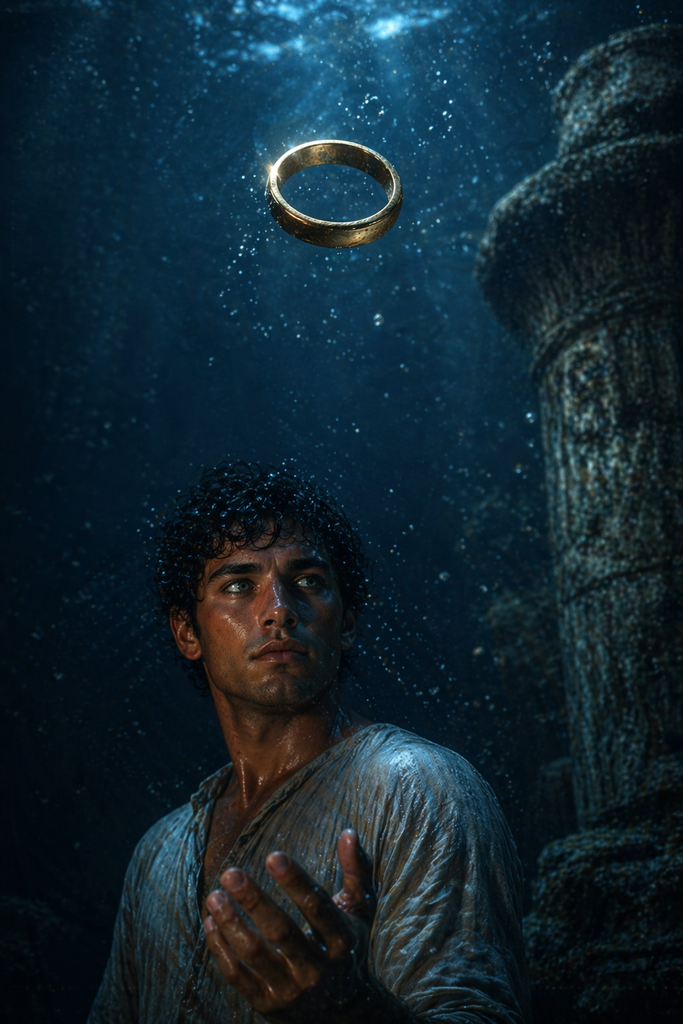 He did not chase the ring home.