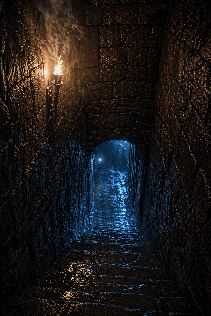 Azzurrina was gone, and Montebello Castle kept only dripping silence.