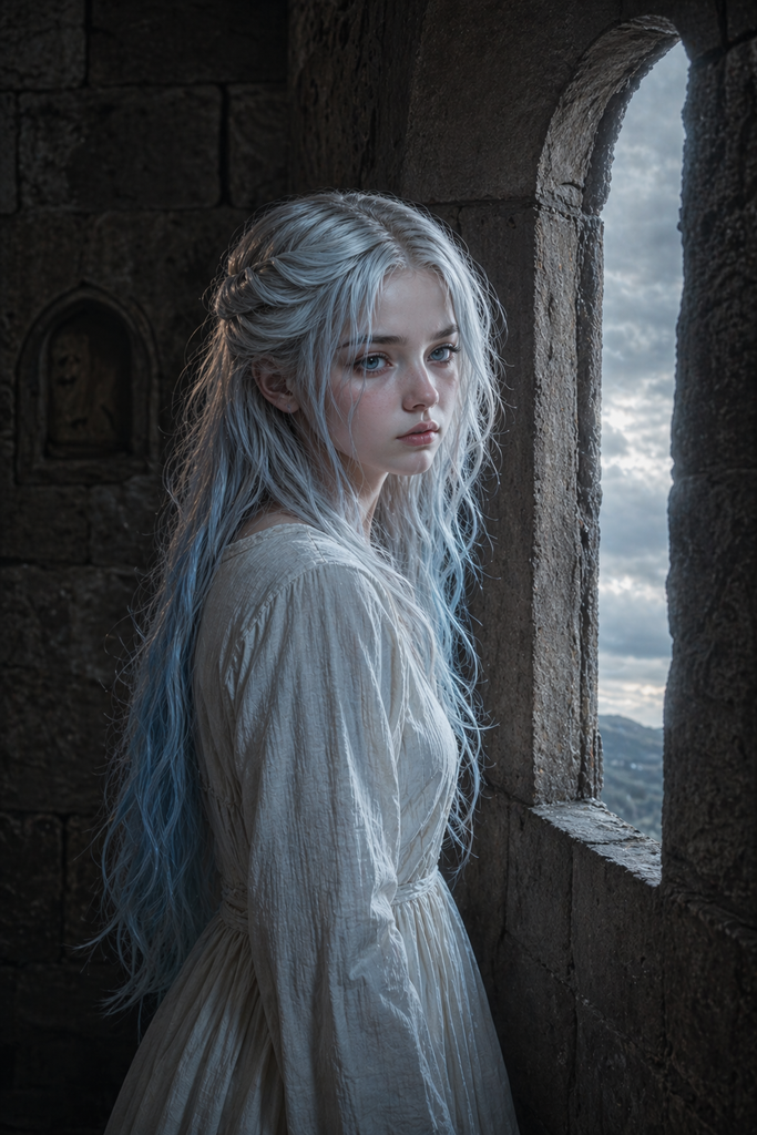 Born pale as candle wax, Azzurrina lived in a century that treated difference like a curse.