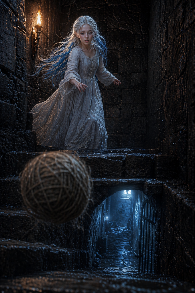 One bad bounce sent it skittering down the stairs toward the underground icehouse.